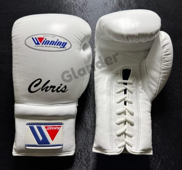 White Winning Boxing Gloves