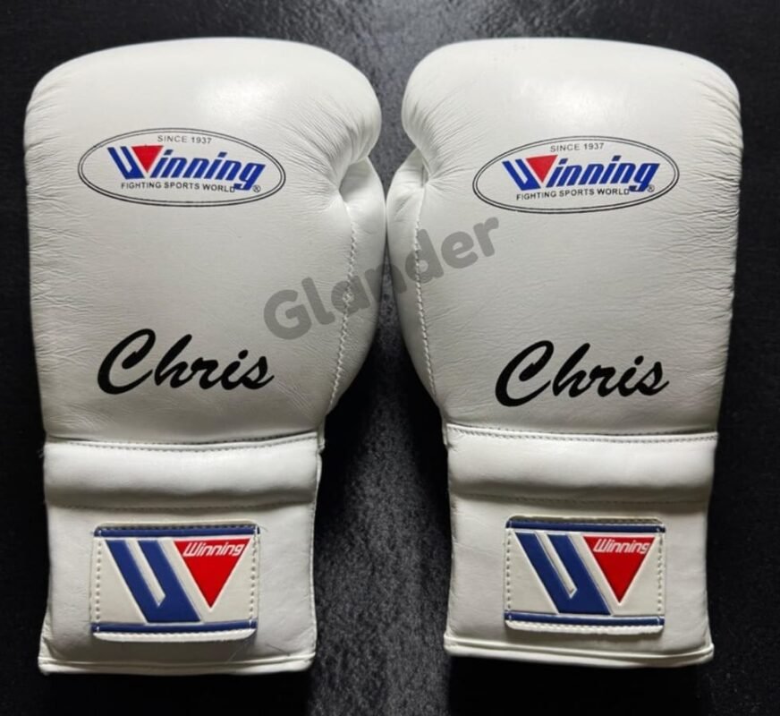 White Winning Boxing Gloves
