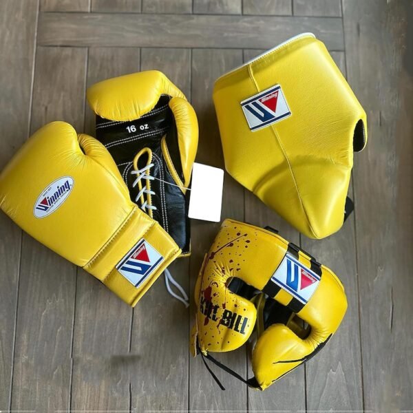 Winning yellow boxing set